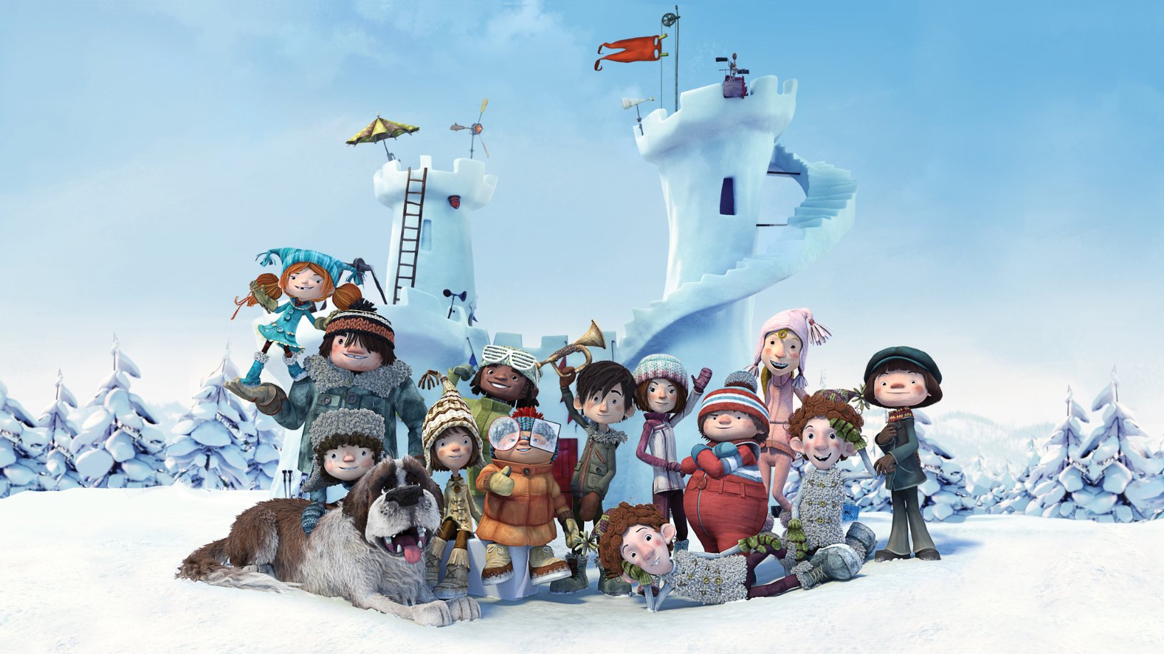 دانلود دوبله فارسی انیمیشن روز برفی Snowtime! 2015 با لینک مستقیم